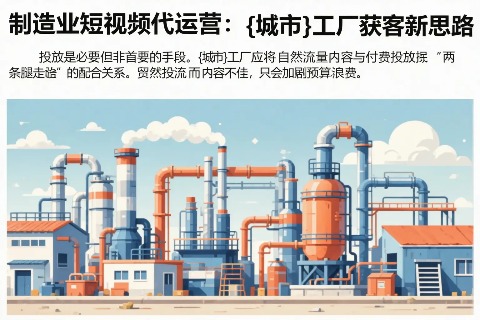 制造业短视频代运营：张家界工厂获客新思路